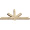 Ekena Millwork Kennewick Rough Sawn Timber Gable Bracket, Douglas Fir, 60"W x 27"H x 4"D x 4"F, 11/12 Pitch GBW060X27X0404KEN00RDF - alternate 5